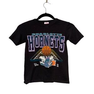 VINTAGE | Kids Charlotte Hornets Single Stitch American Vintage Graphic Tee‎